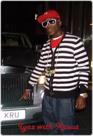 Superstar Iyaz with Kruuz Chauffeurs