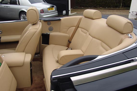 interior of phantom convertible