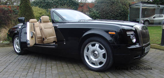 Convertible drophead for hire and rent for weddings etc