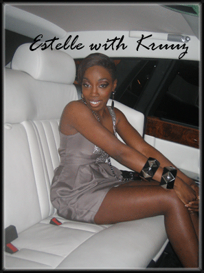 Superstar Estelle in a Rolls Royce Phantom