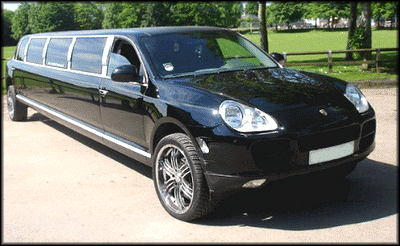 Porsche Cayenne Limo for wedding hire